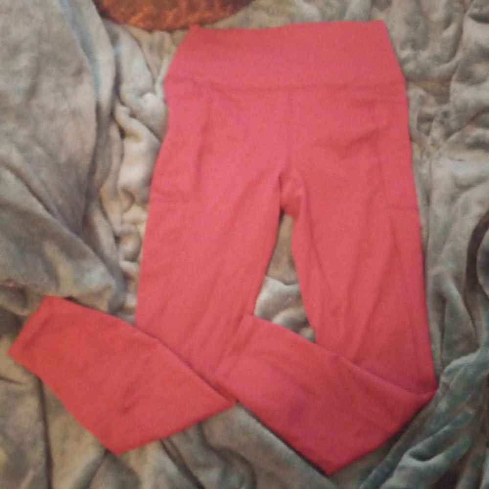 Ruby red like new RBX leggings